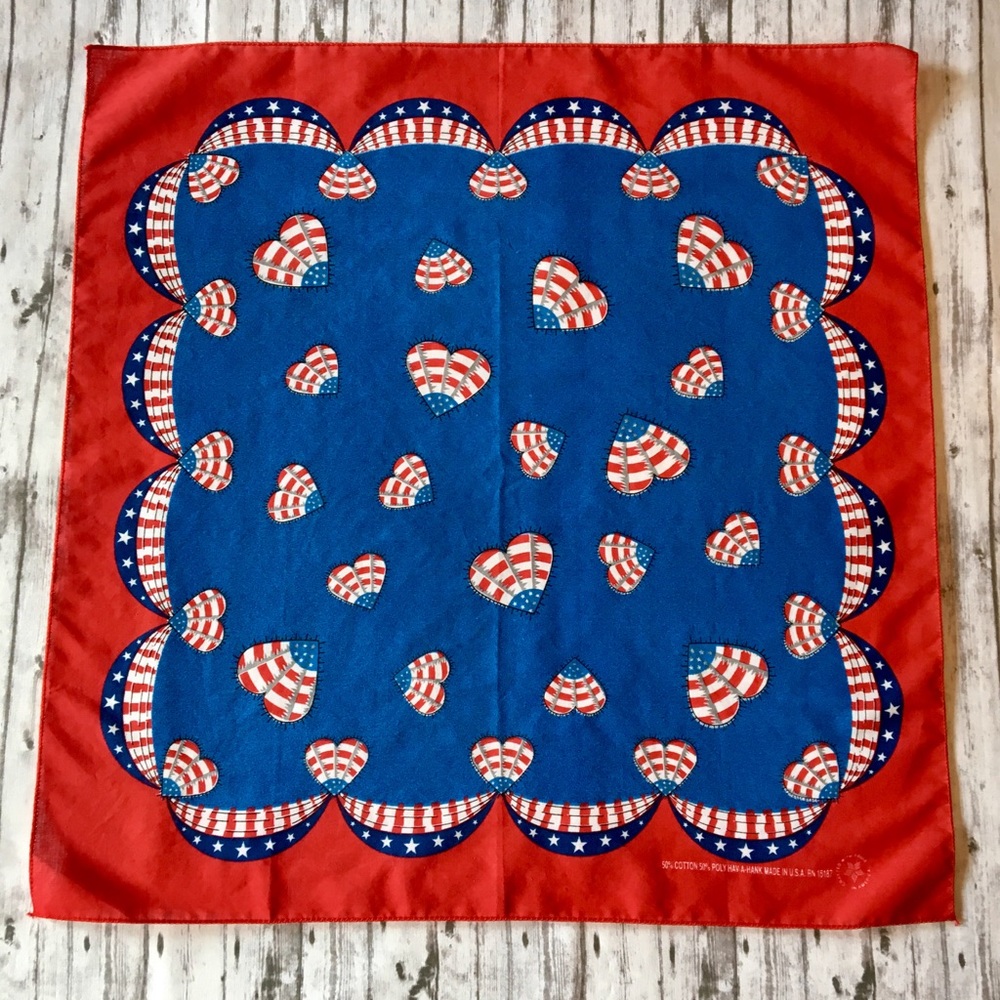 NWOT I ❤️💙 AMERICA! 🇺🇸USA Bandana/face mask 😷